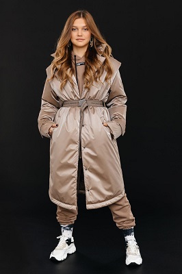 демисезонное пальто для девочки С-763