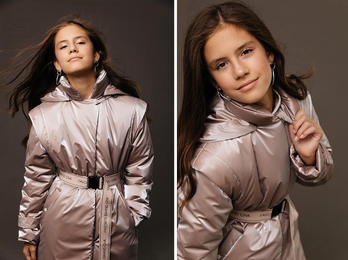 Пальто для девочки С-763